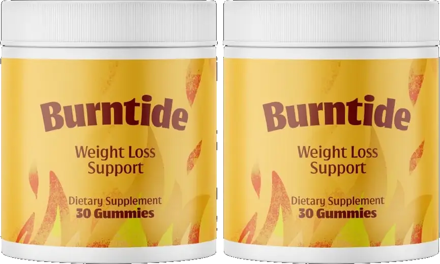 Six bottles of BurnTide BHB weight loss gummies, 180-day supply